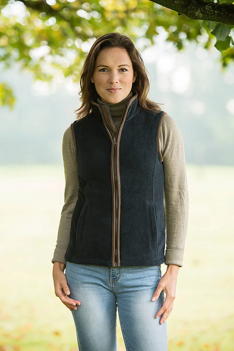 Baleno Sally Ladies Fleece Waistcoat Navy